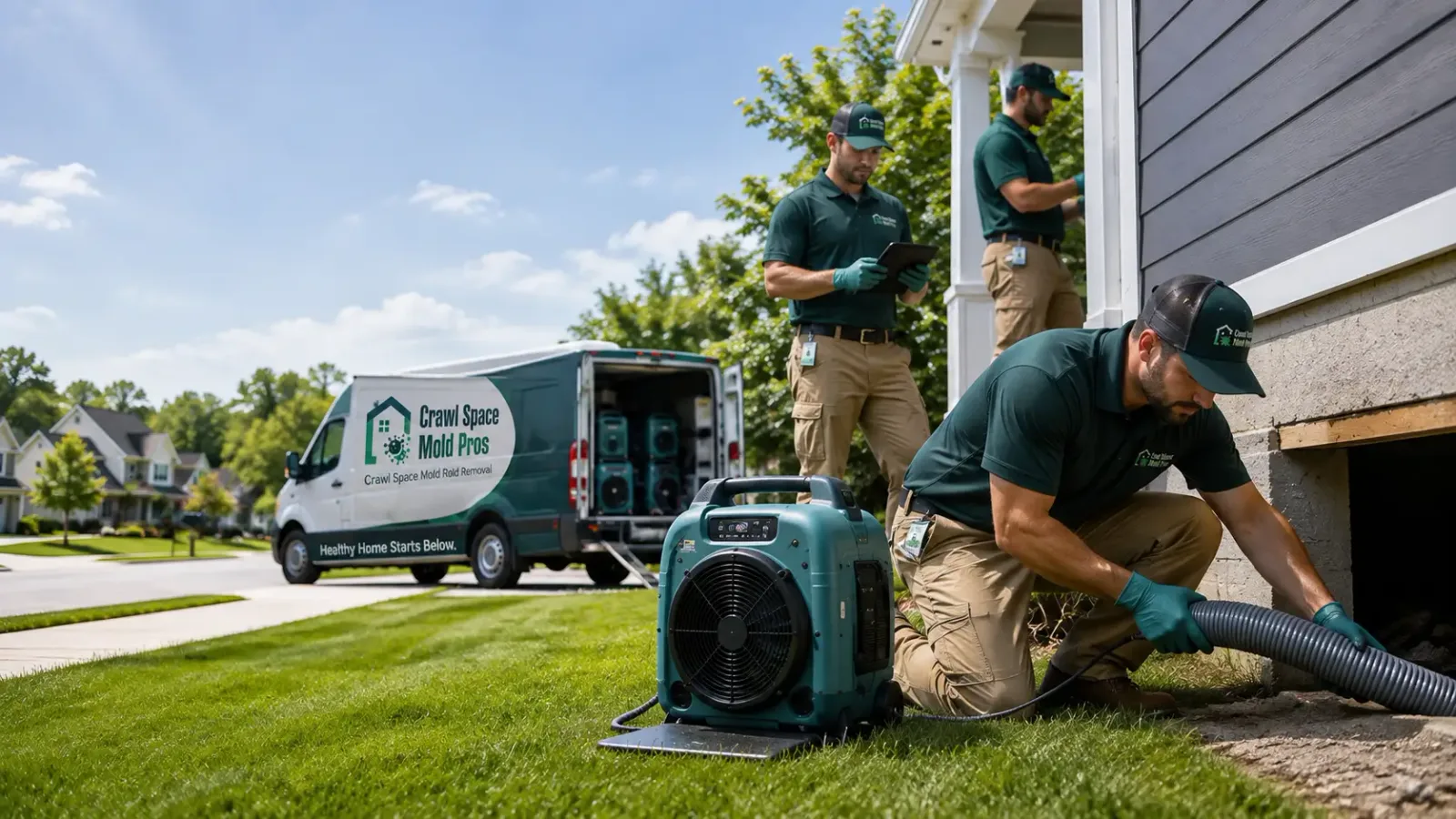 Crawl Space Mold Removal in Barclay, MD